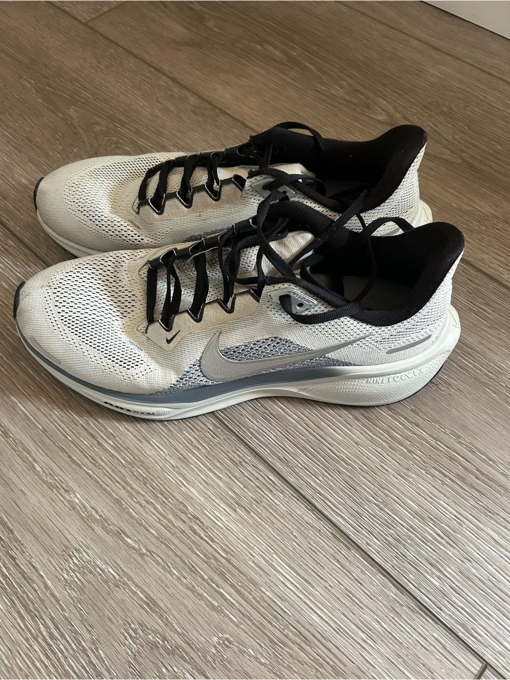 Nike Air Zoom Pegasus 41 – Size 8.5 – Photon Dust/Metallic Silver